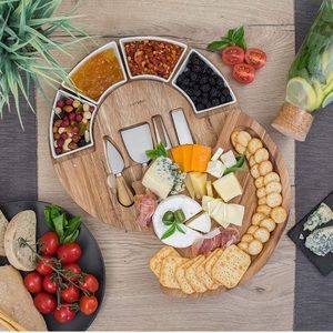 NEW ChefSofi Cheese Board Set — Charcuterie Board Set and Cheese Serving Platter